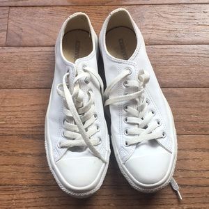 Men’s White Leather Converse Allstar Sneakers